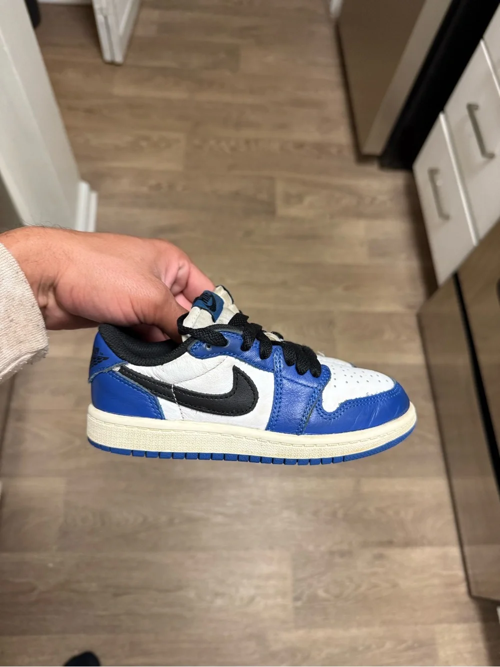 Nike Air Jordan 1 Retro Low Game Royal Blue White FQ5436-140 PS Size 12C Used